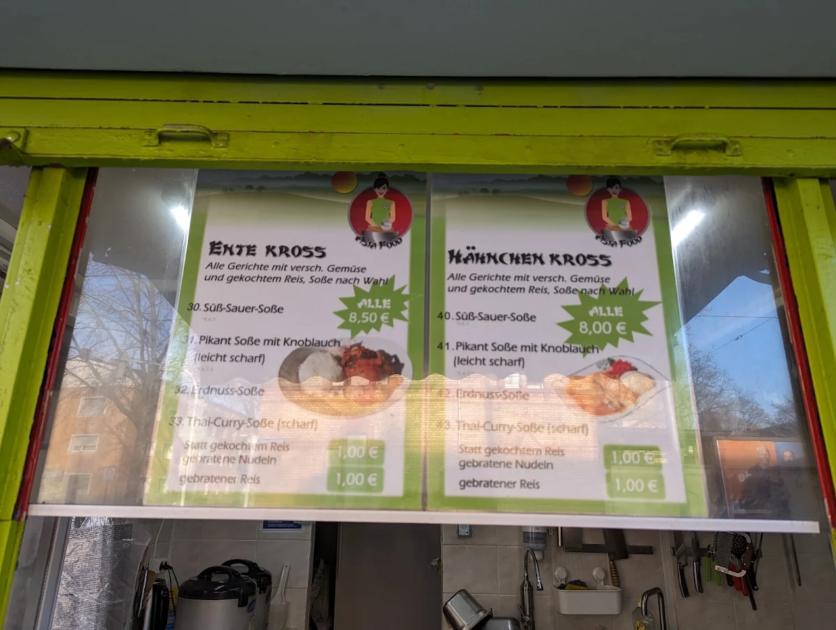 Speisekarte, Asia Food