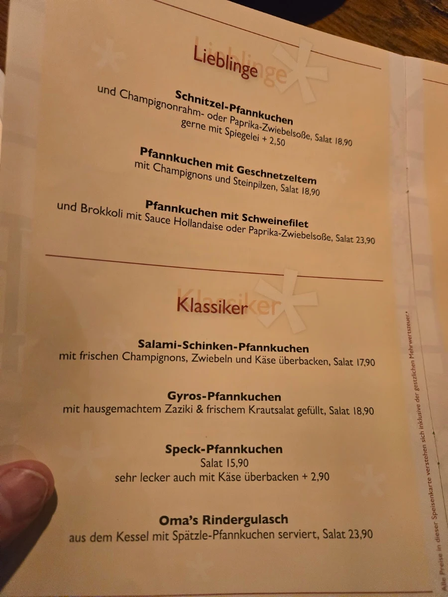 Speisekarte photo 1