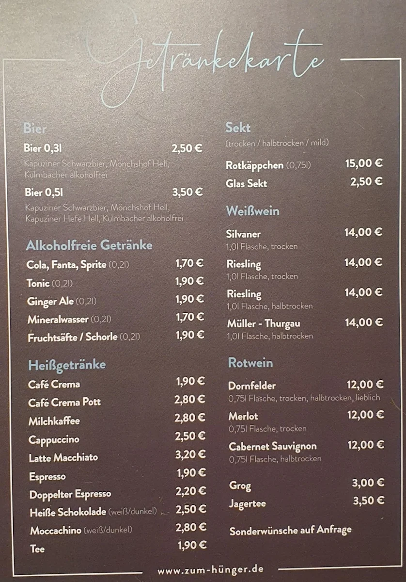 Speisekarte photo 4