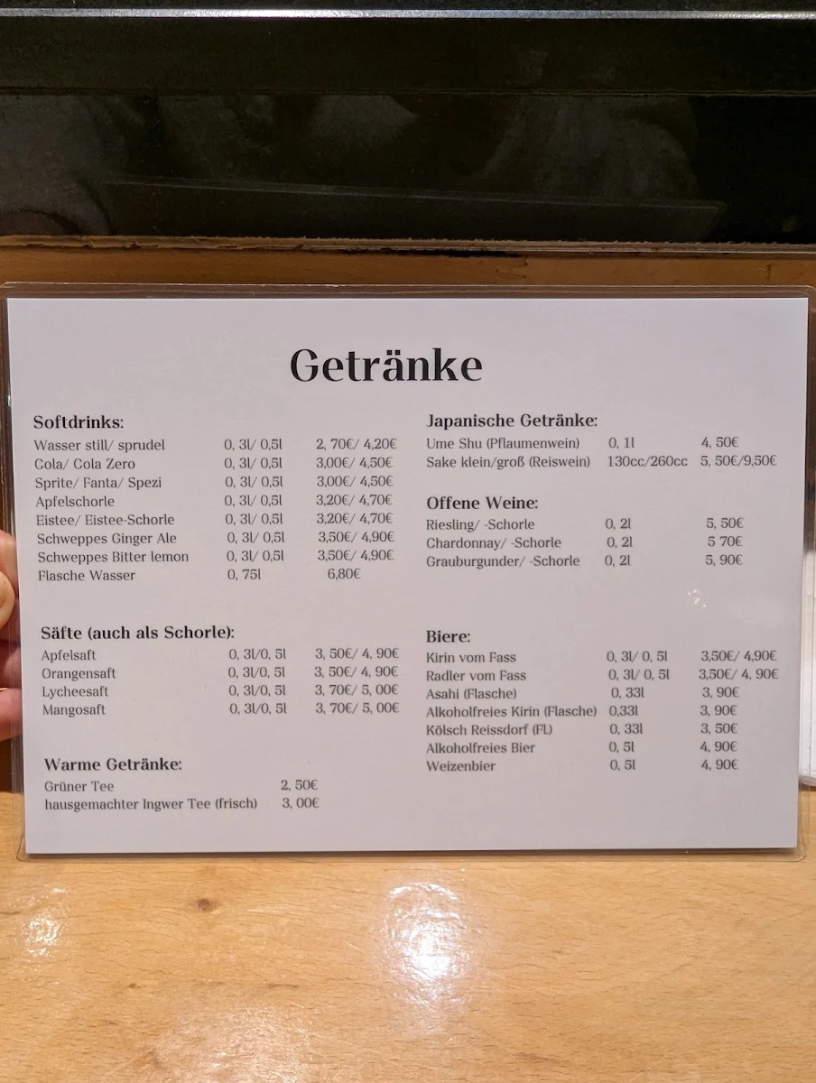 Speisekarte photo 1