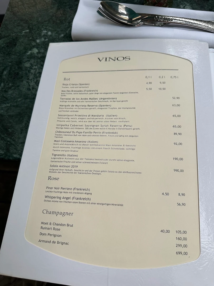 Speisekarte, Cevicheria Pez