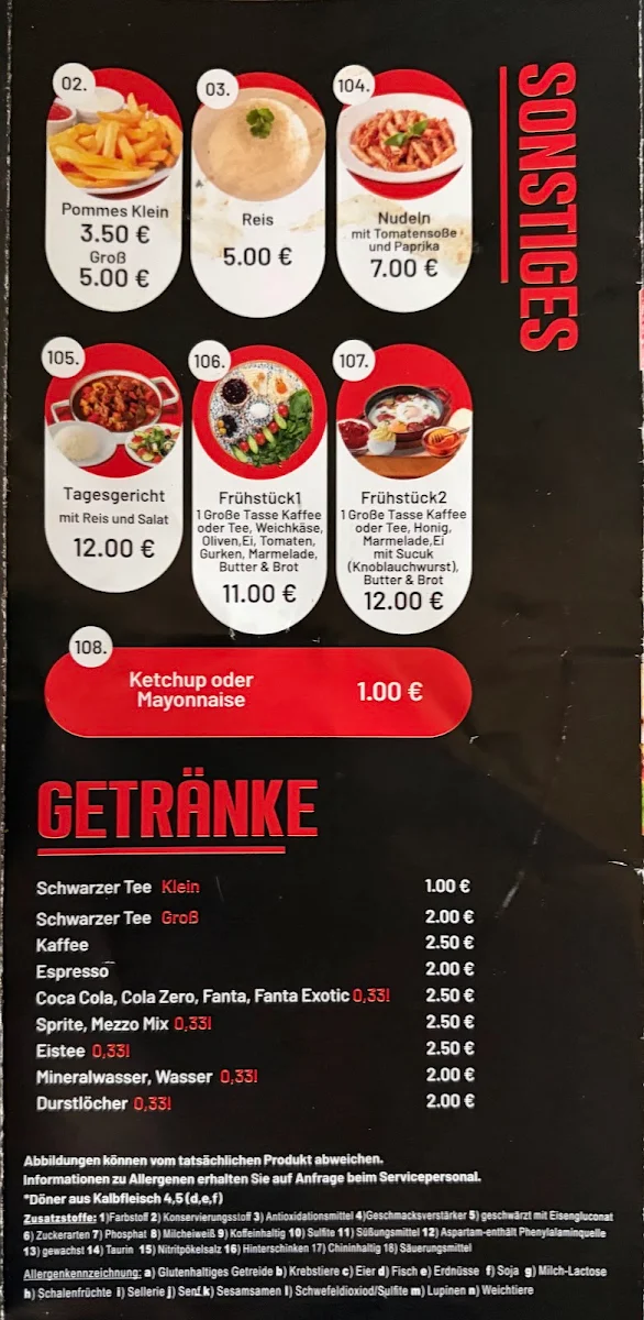 Speisekarte photo 7