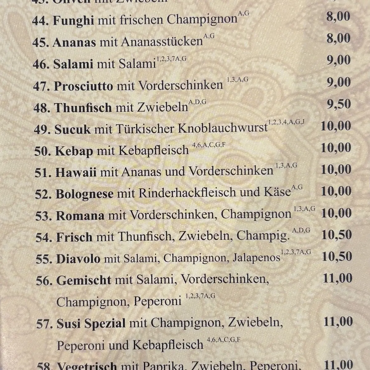 Speisekarte photo 1