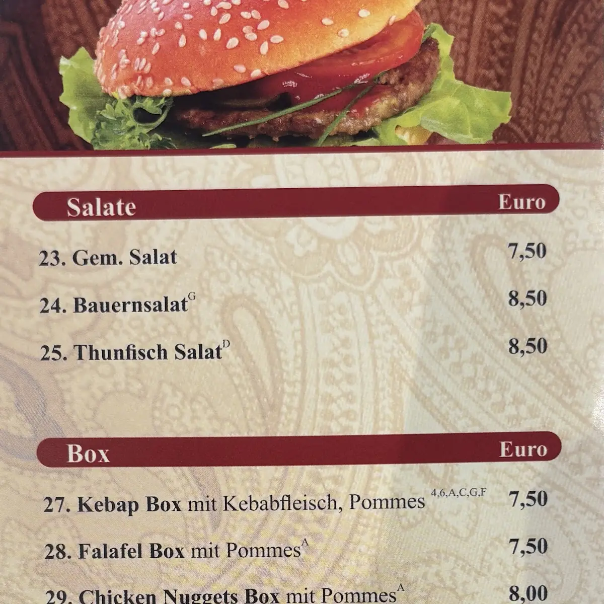 Speisekarte photo 3