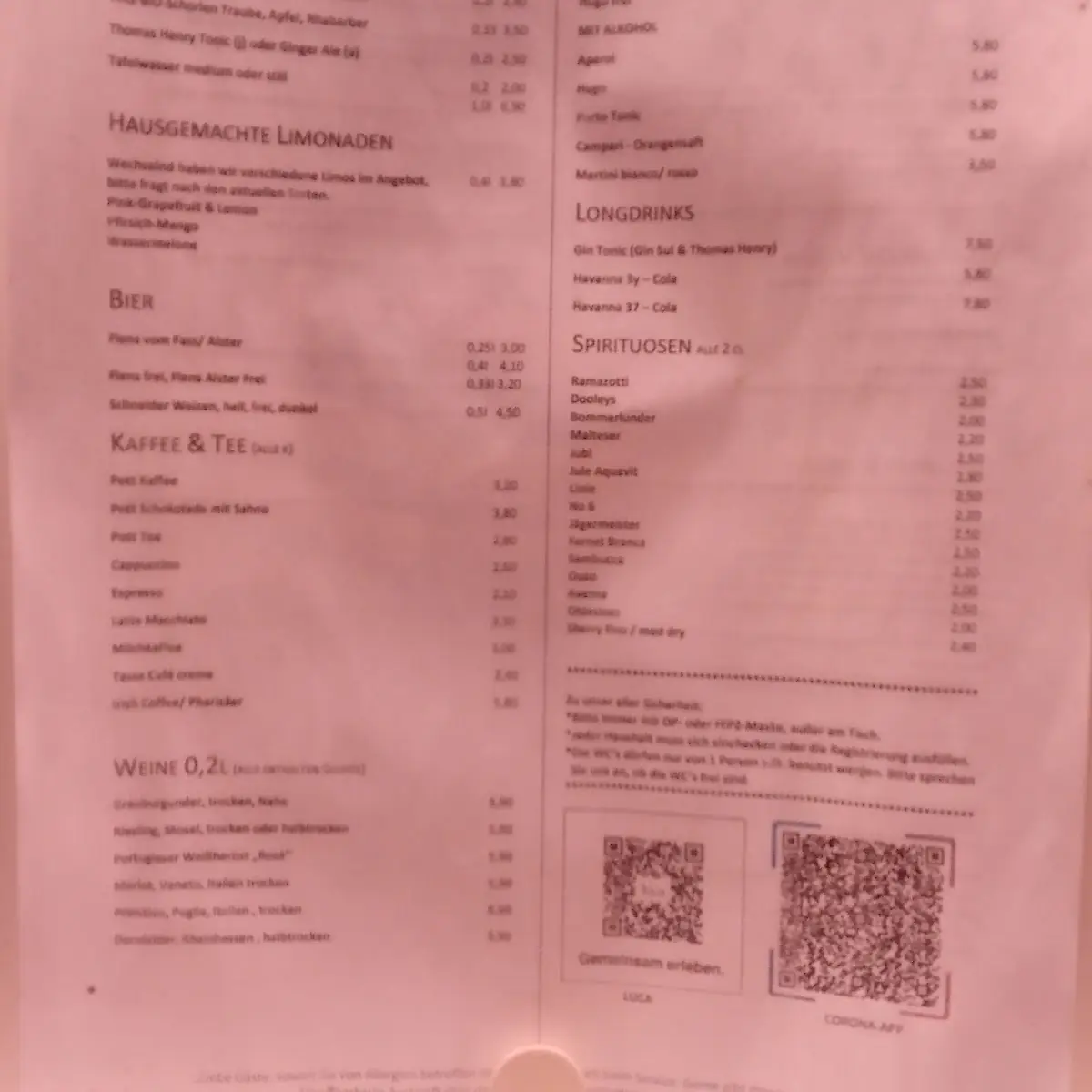 Speisekarte photo 1
