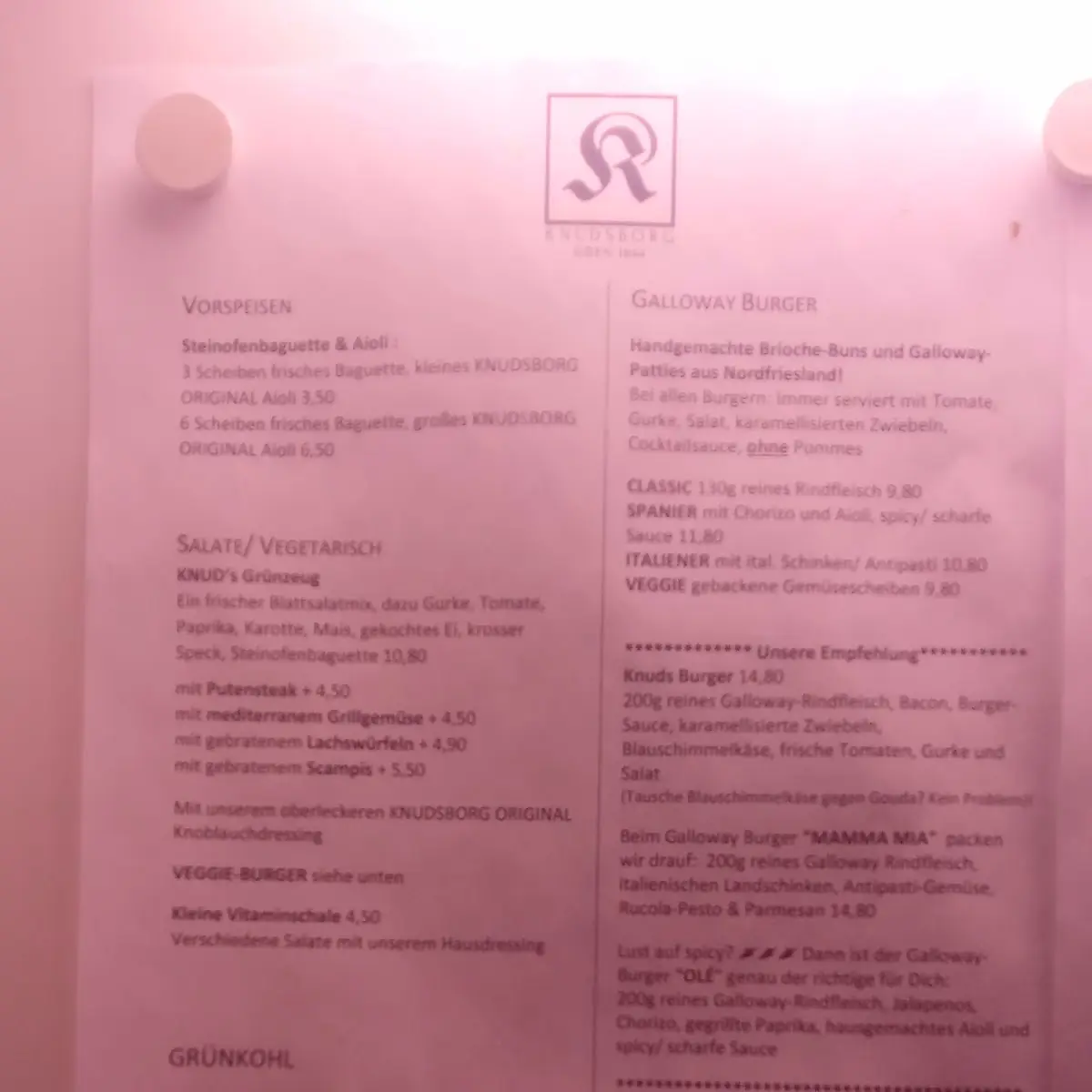 Speisekarte photo 2