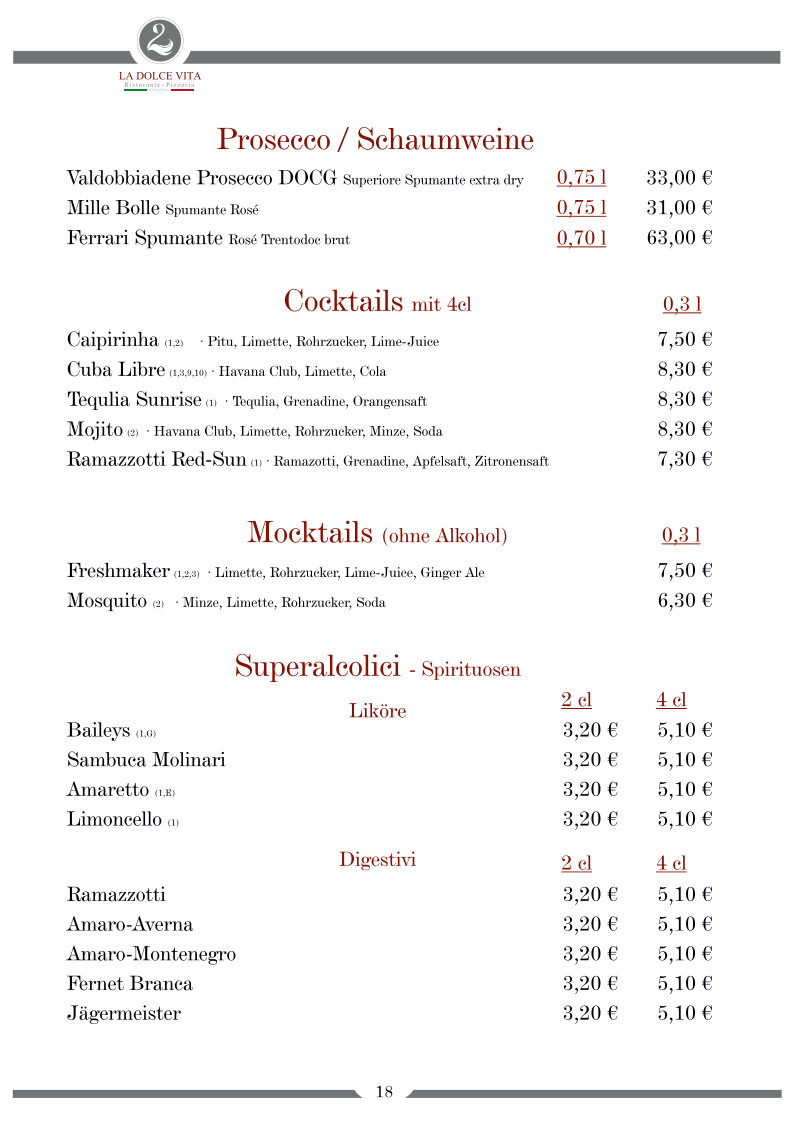 Speisekarte photo 1