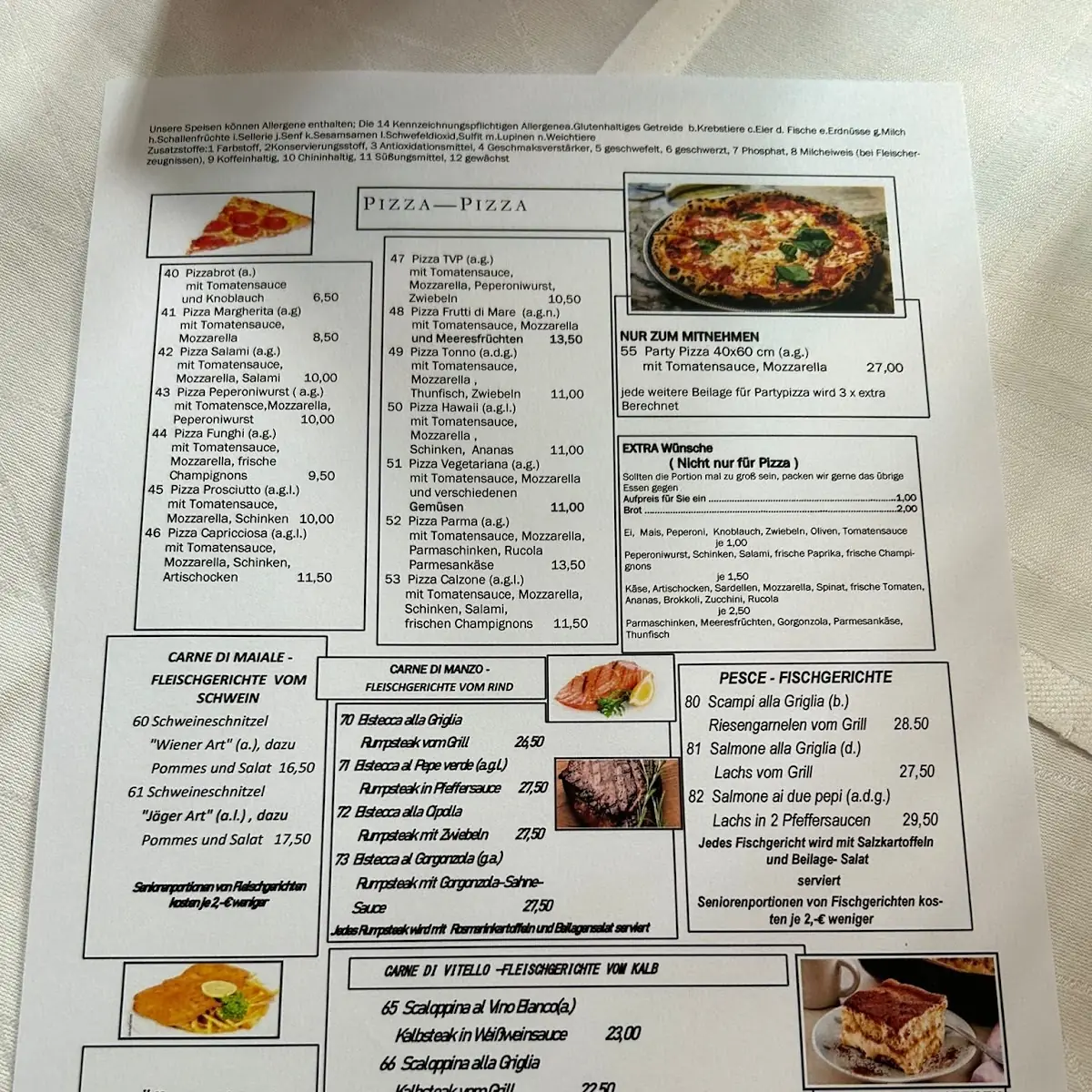 Speisekarte photo 1