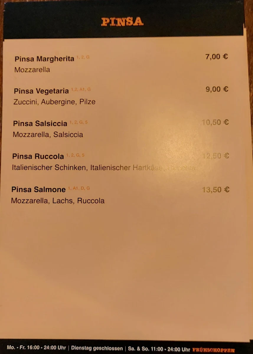 Speisekarte photo 1