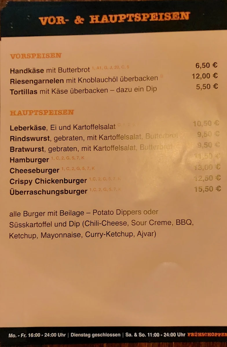 Speisekarte photo 2