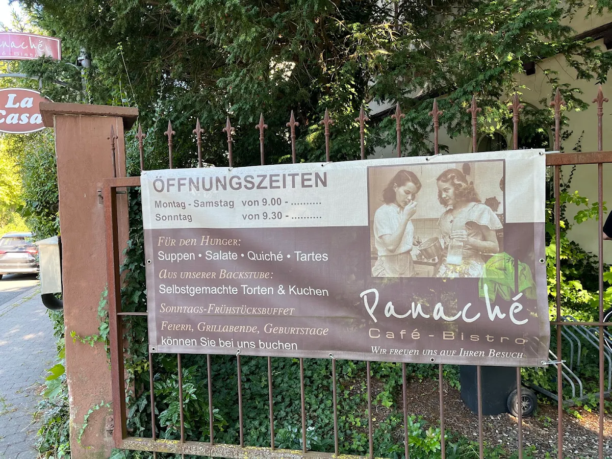 Speisekarte, Café-Bistro Panaché