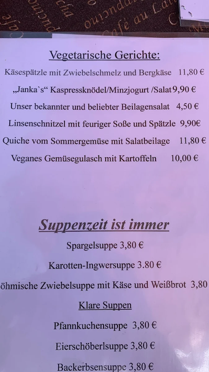 Speisekarte photo 1