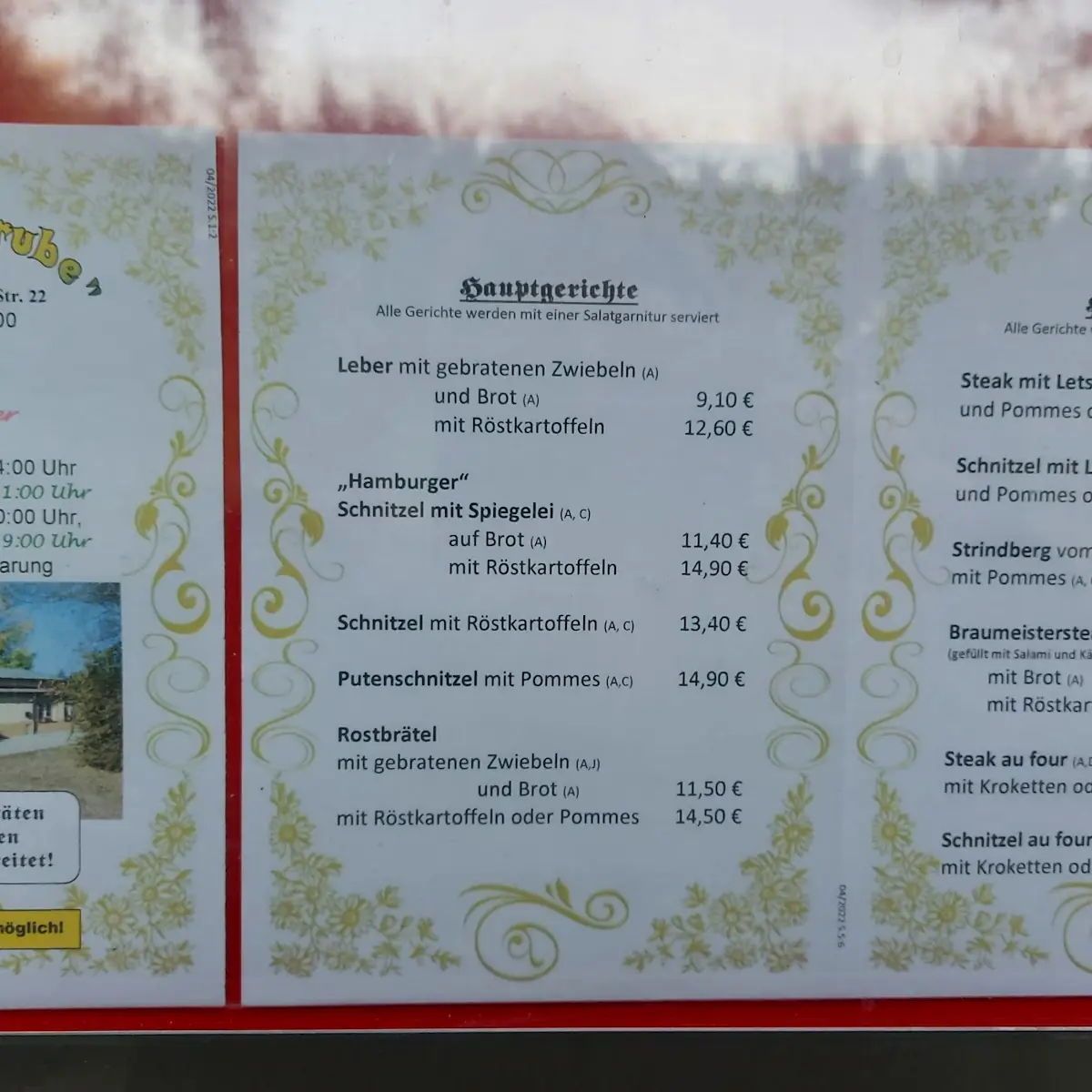 Speisekarte photo 2