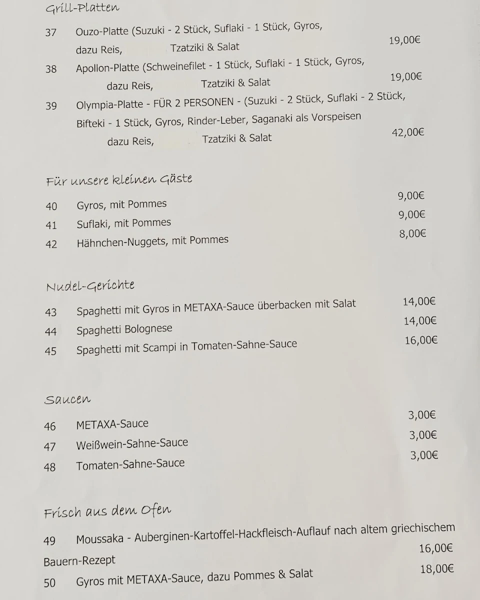 Speisekarte photo 2