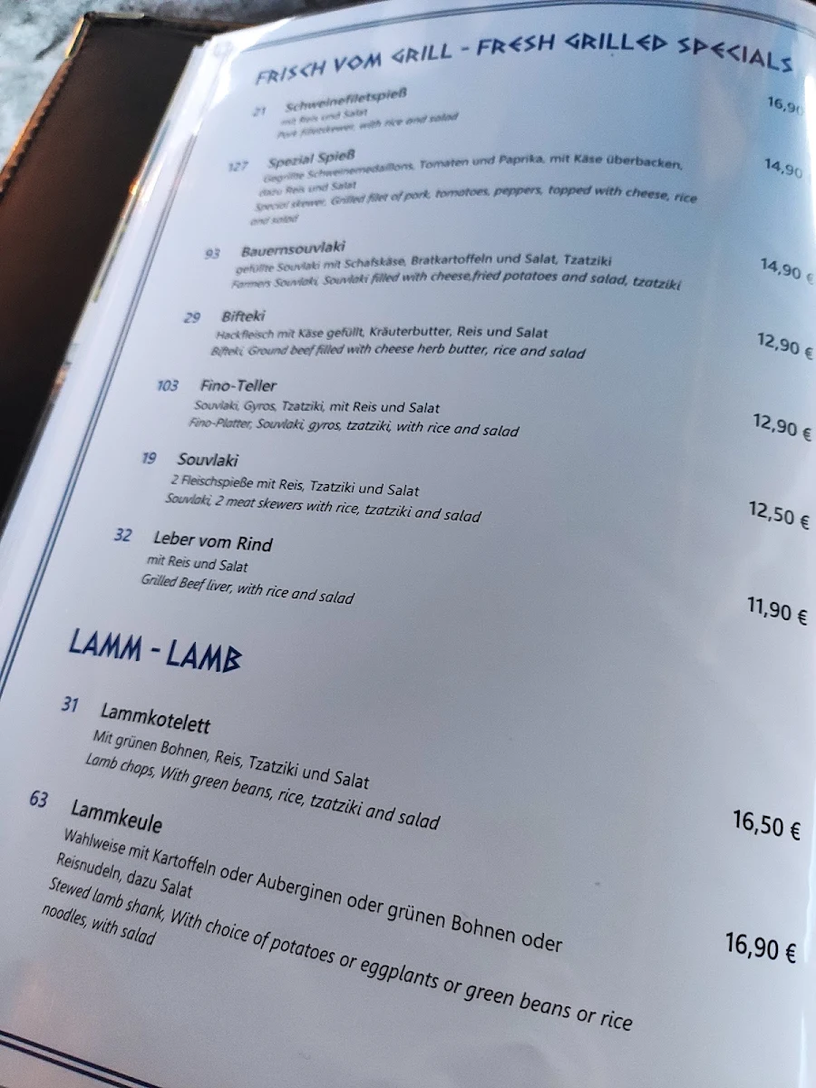 Speisekarte photo 3
