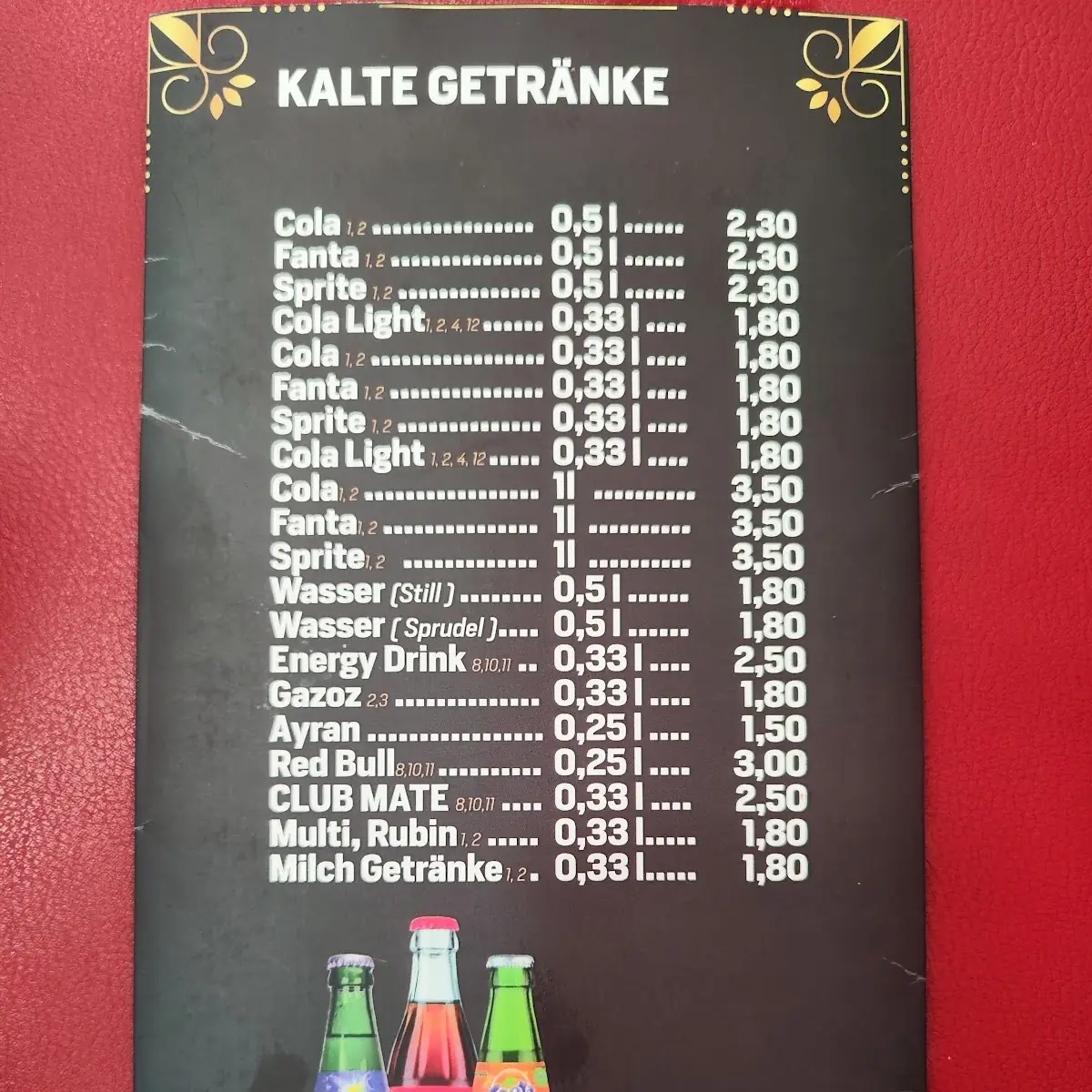 Speisekarte photo 2