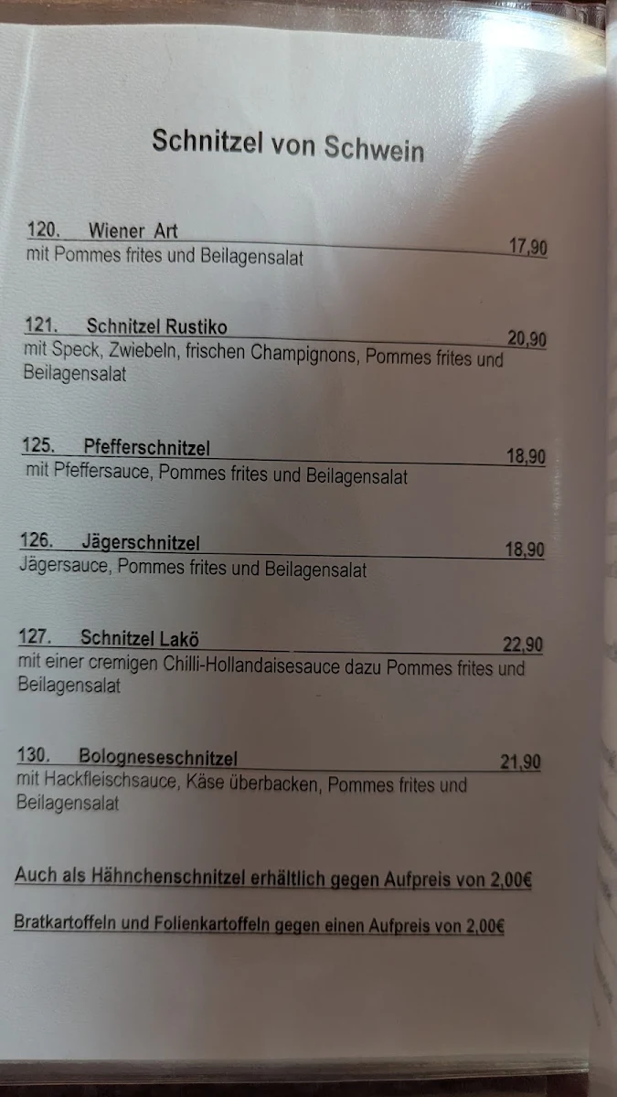 Speisekarte photo 1
