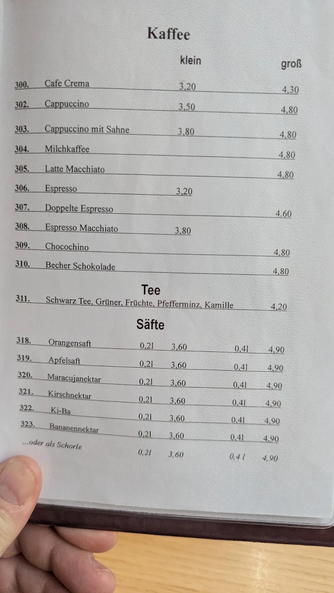 Speisekarte photo 4