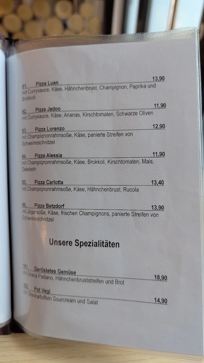 Speisekarte photo 7