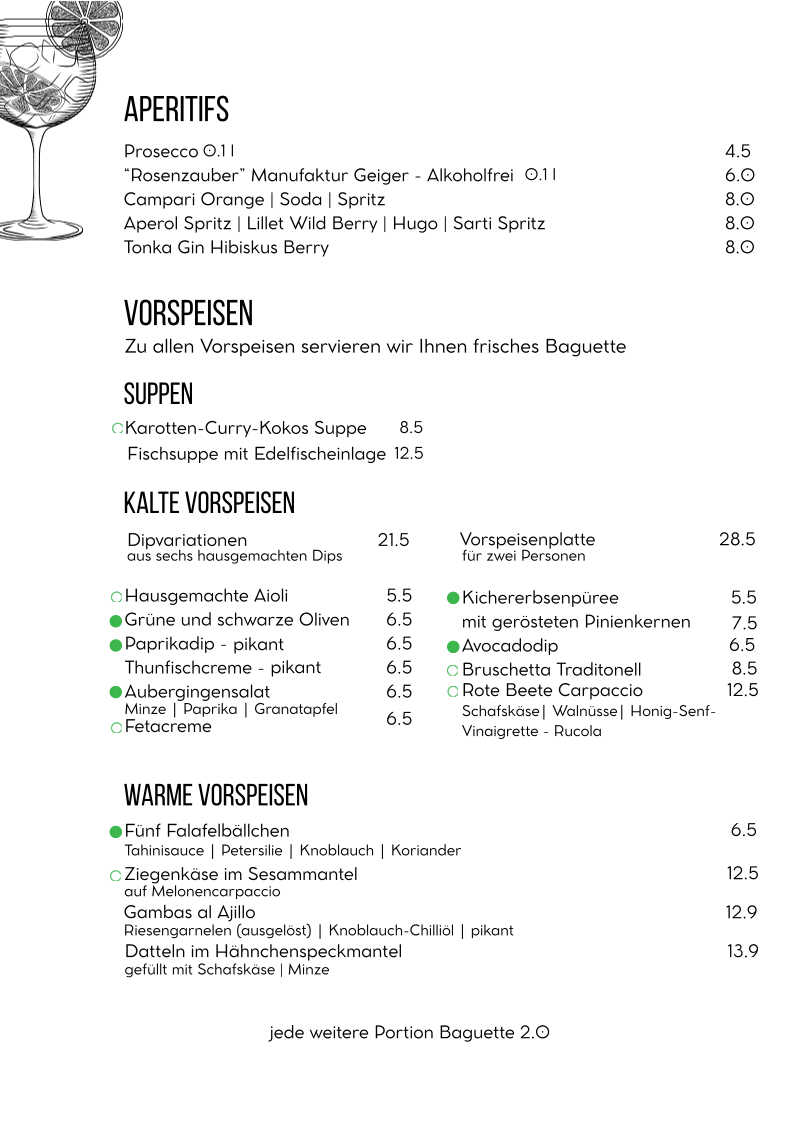 Speisekarte photo 2