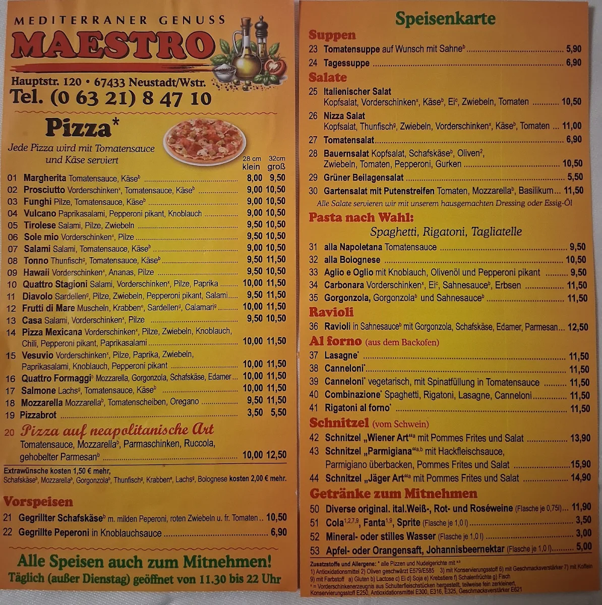 Speisekarte photo 2
