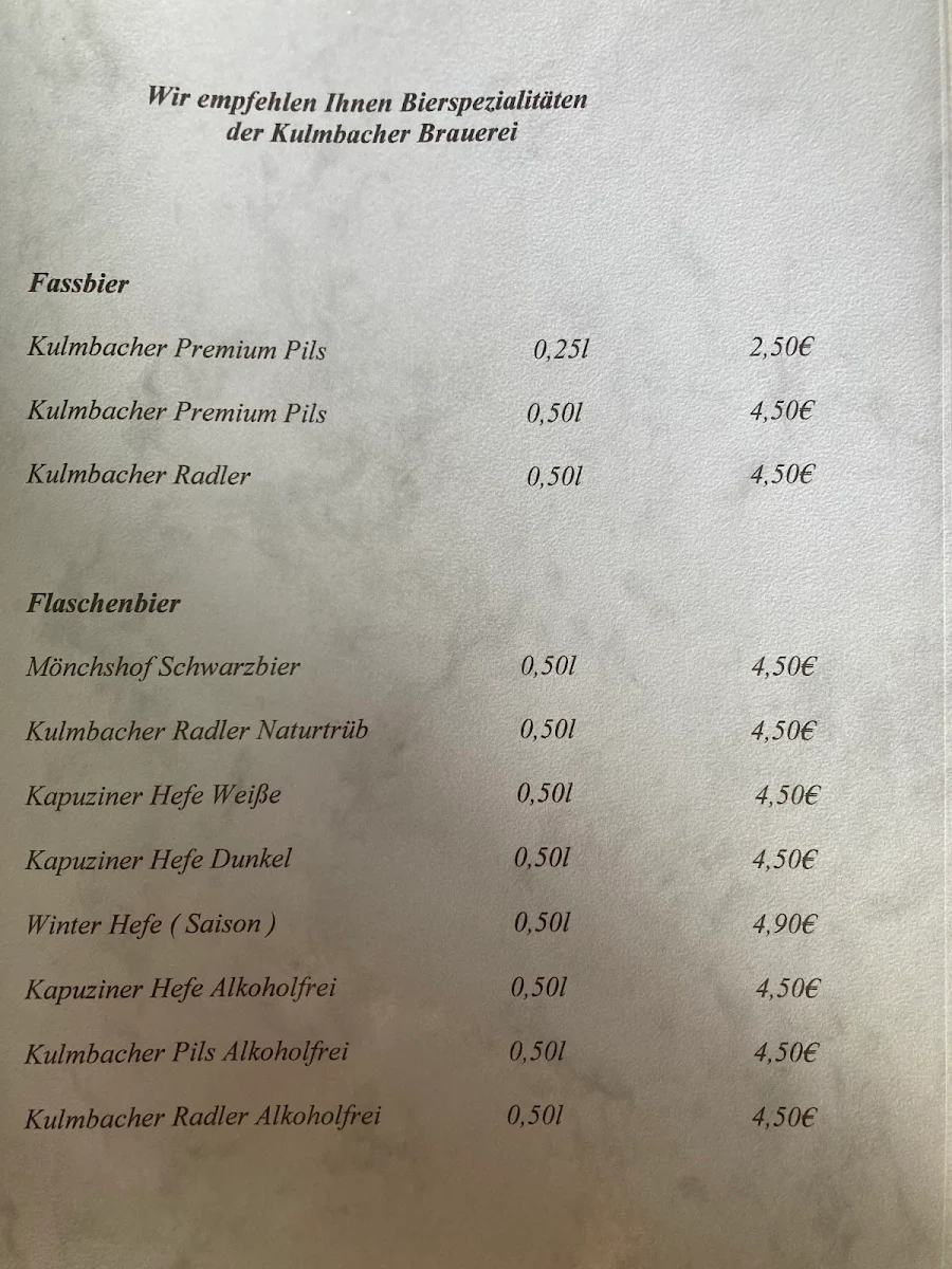 Speisekarte photo 2