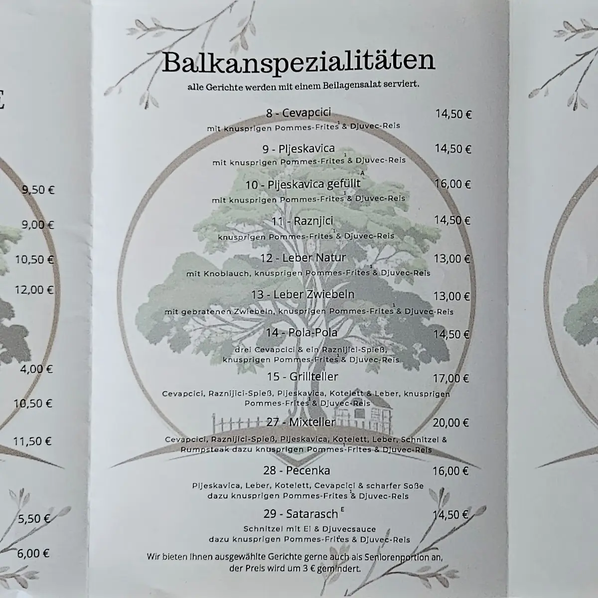 Speisekarte photo 3