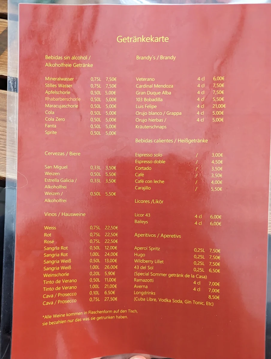 Speisekarte photo 1