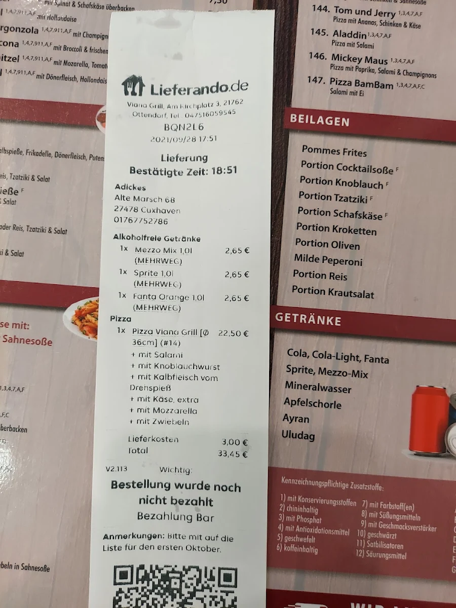 Speisekarte photo 8