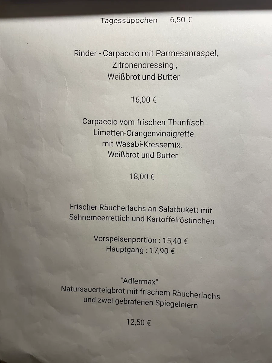Speisekarte photo 1