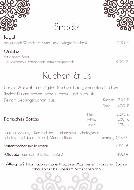 Speisekarte photo 3