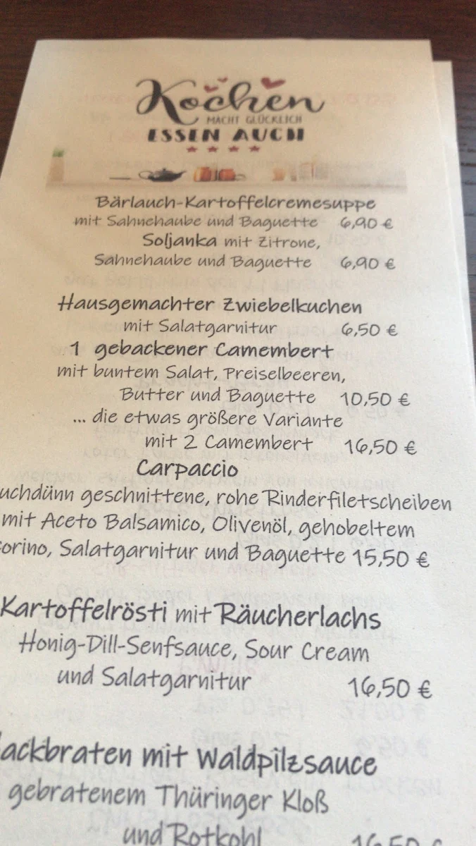 Speisekarte photo 2