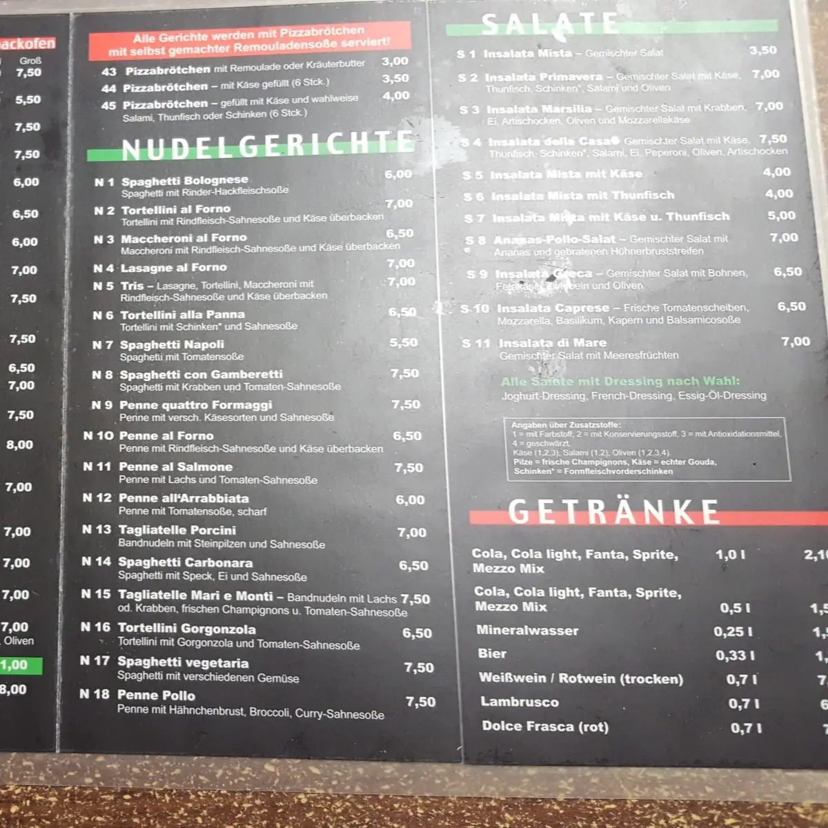 Speisekarte photo 2