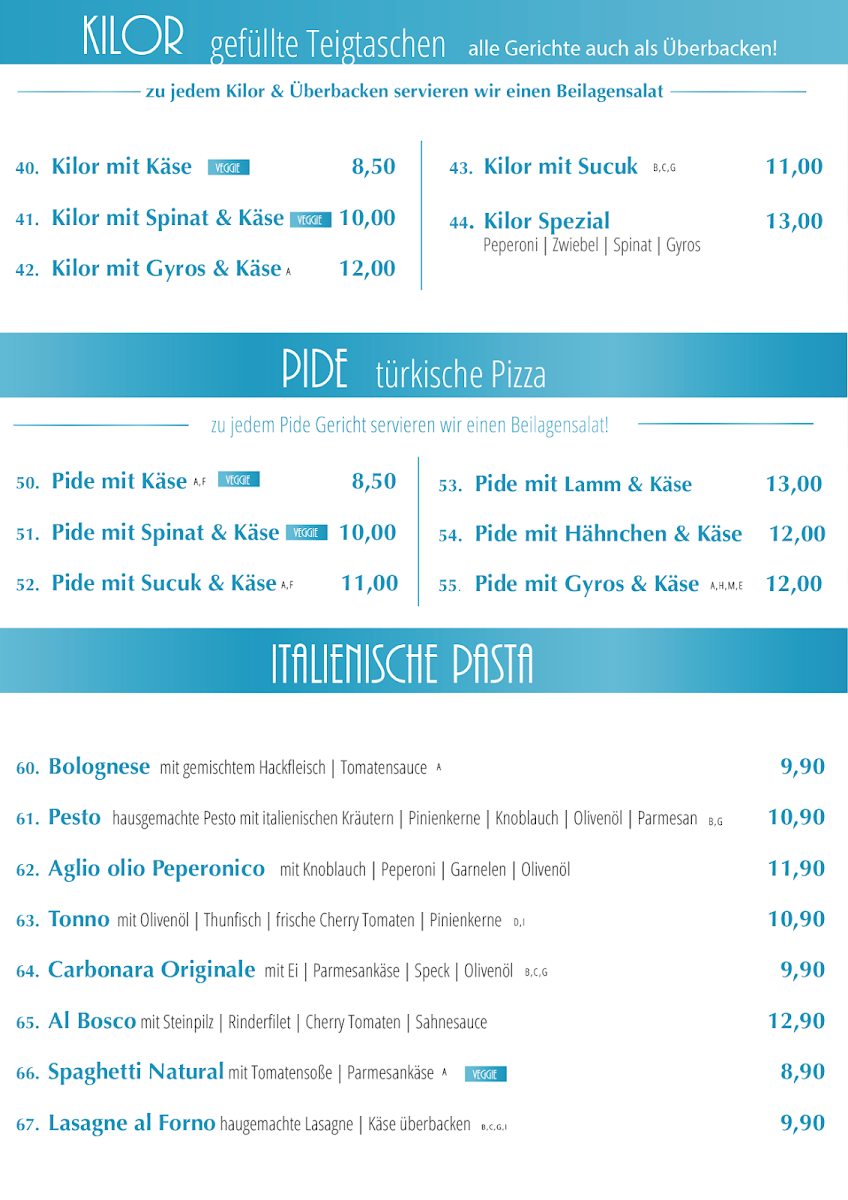Speisekarte photo 3