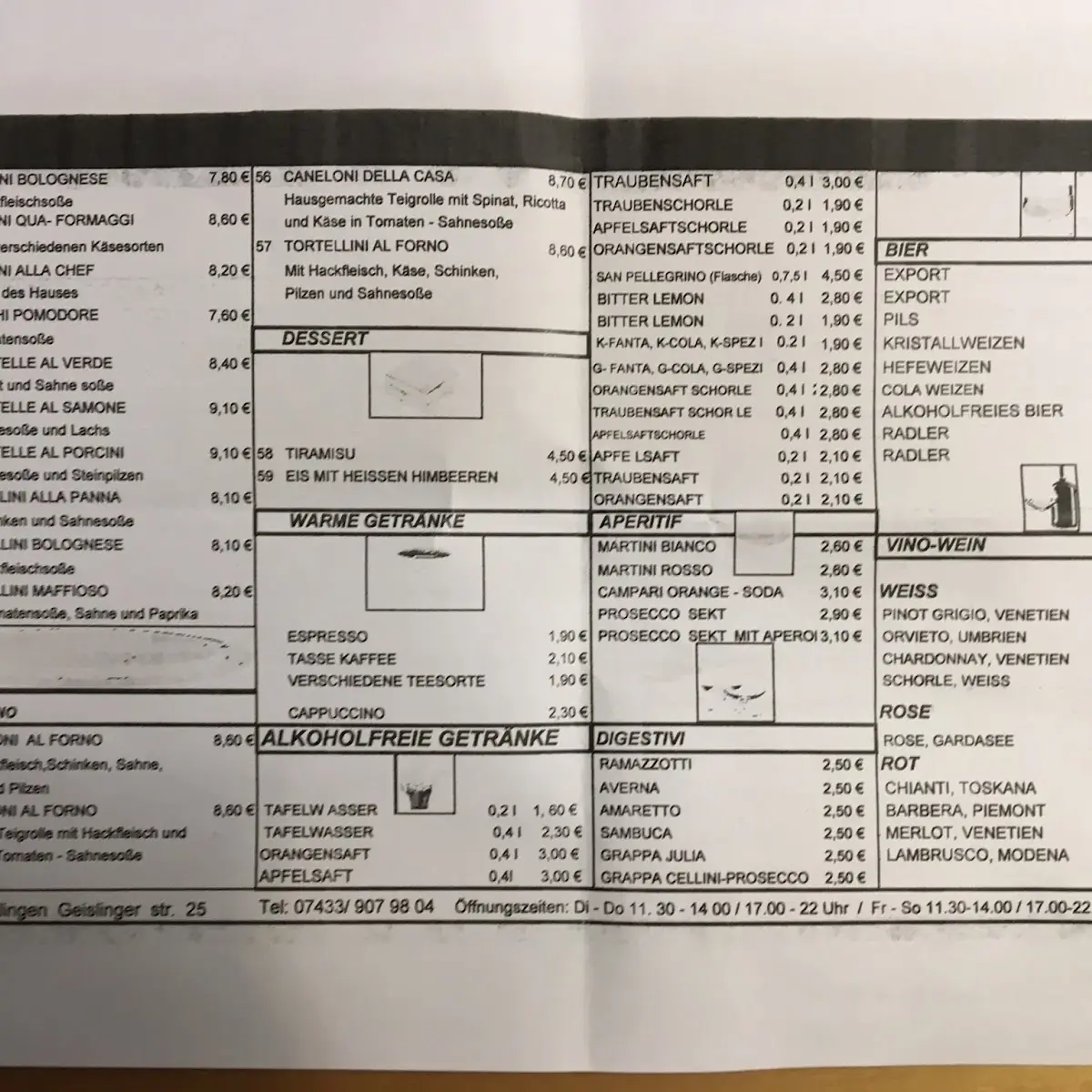 Speisekarte photo 7