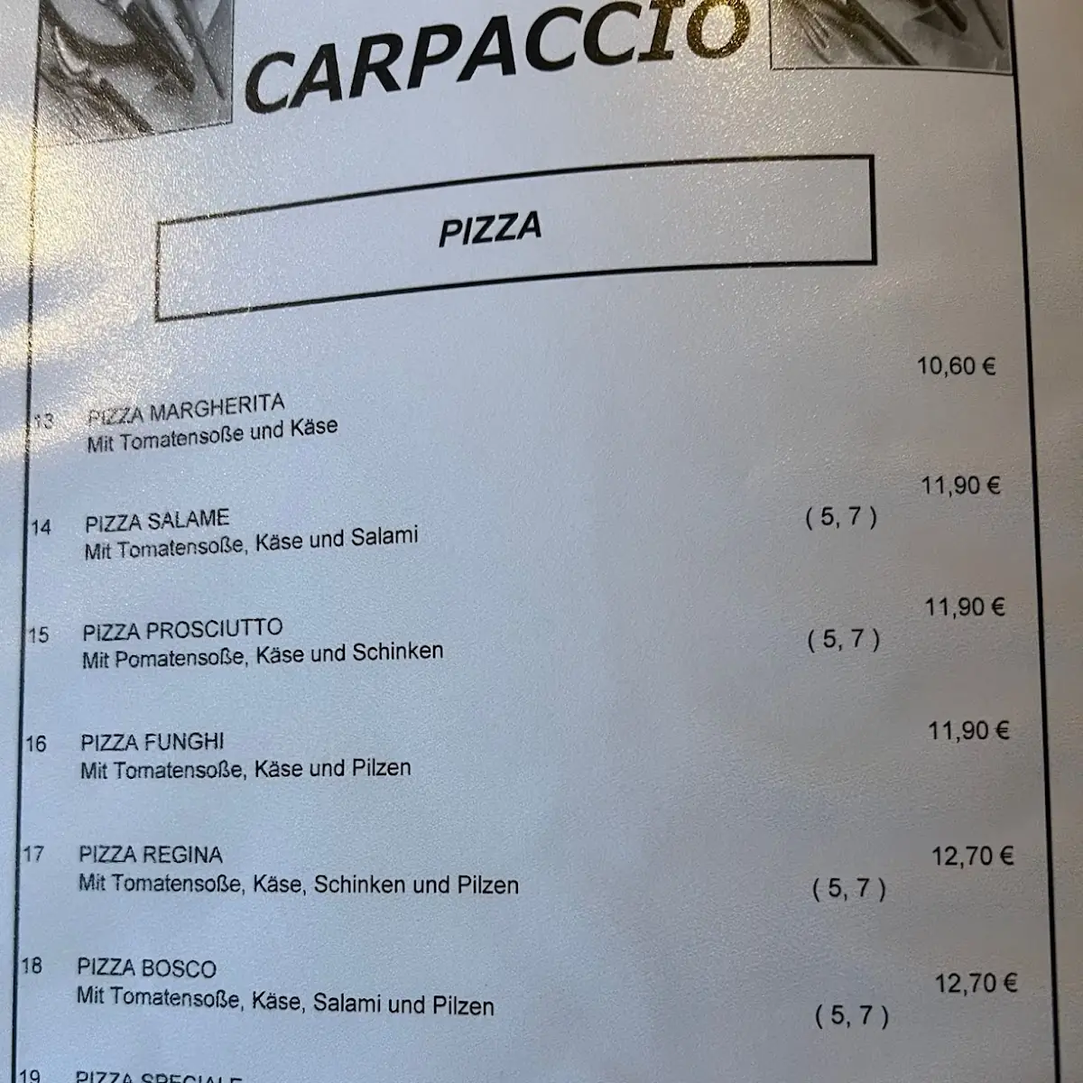 Speisekarte photo 8