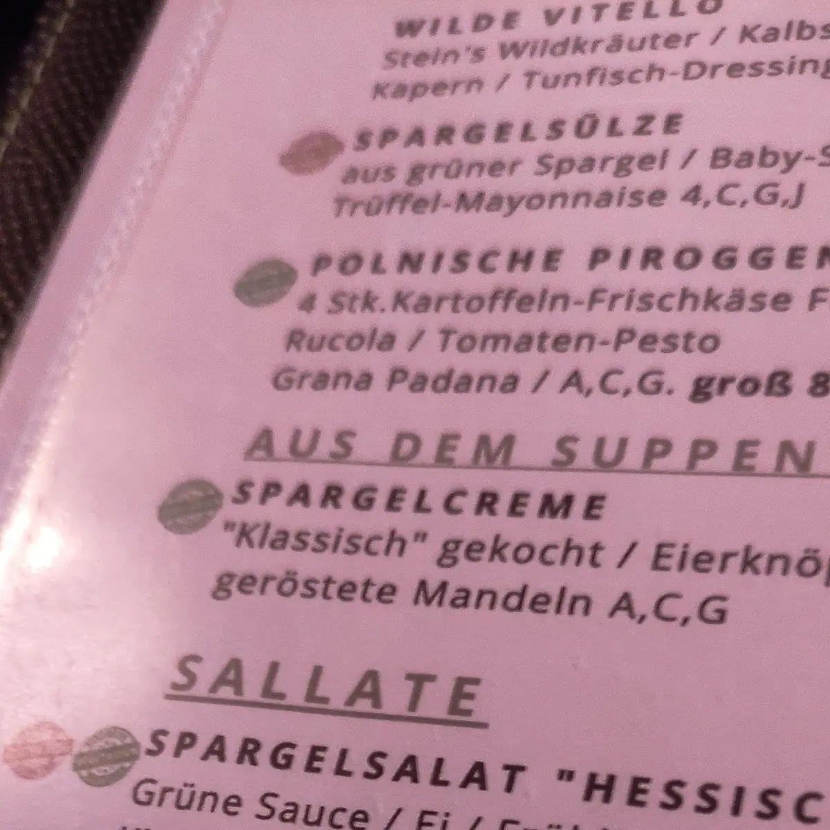 Speisekarte photo 1