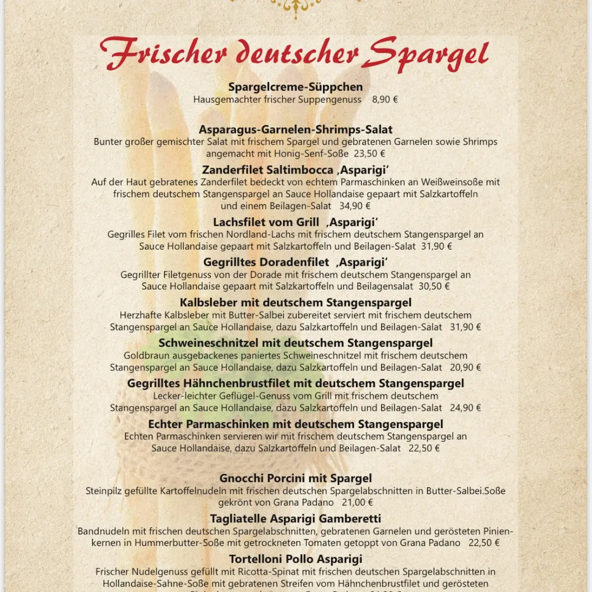 Speisekarte photo 1