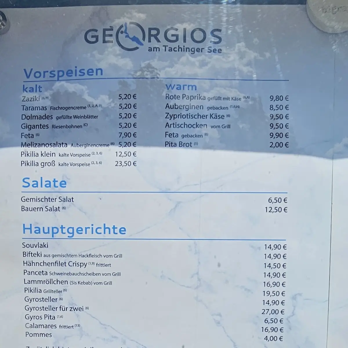 Speisekarte photo 1