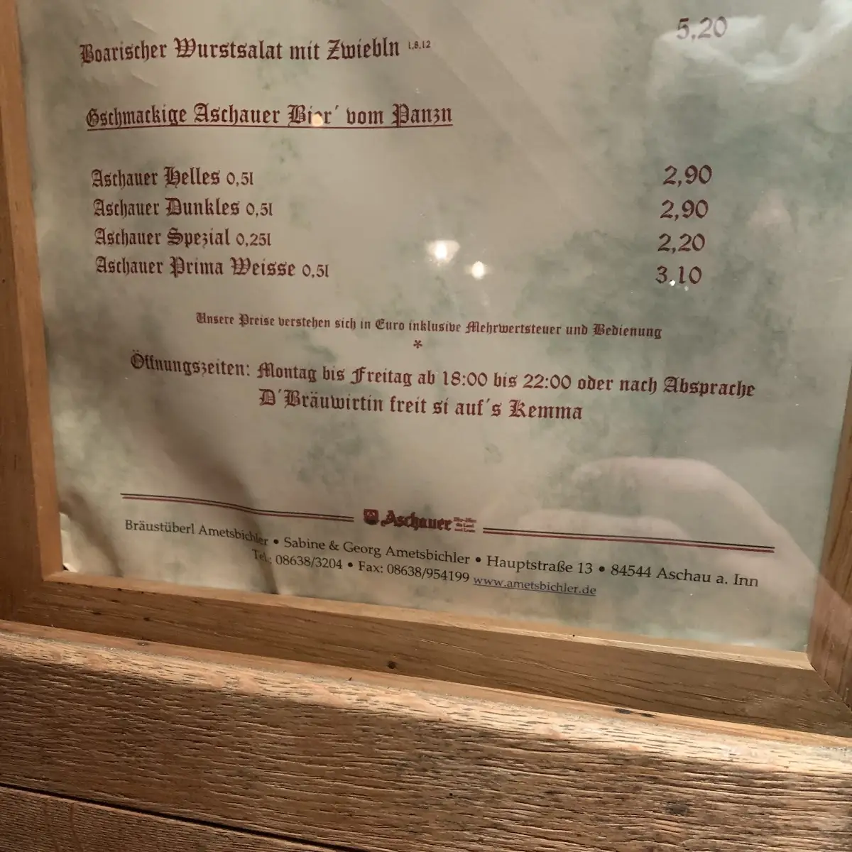 Speisekarte photo 3