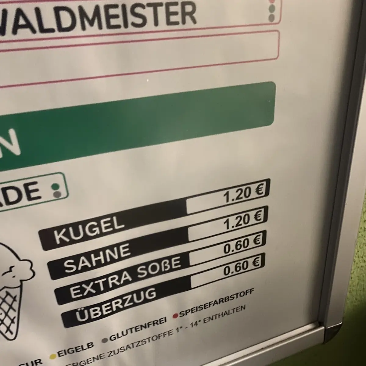 Speisekarte photo 2