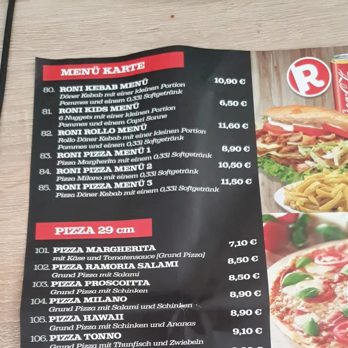 Speisekarte photo 3