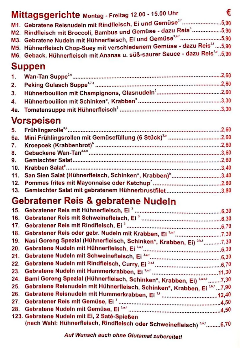 Speisekarte photo 2