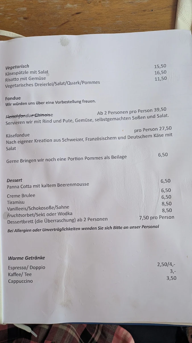 Speisekarte photo 1