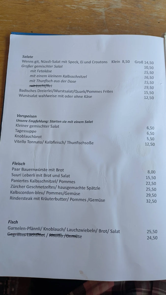 Speisekarte photo 2