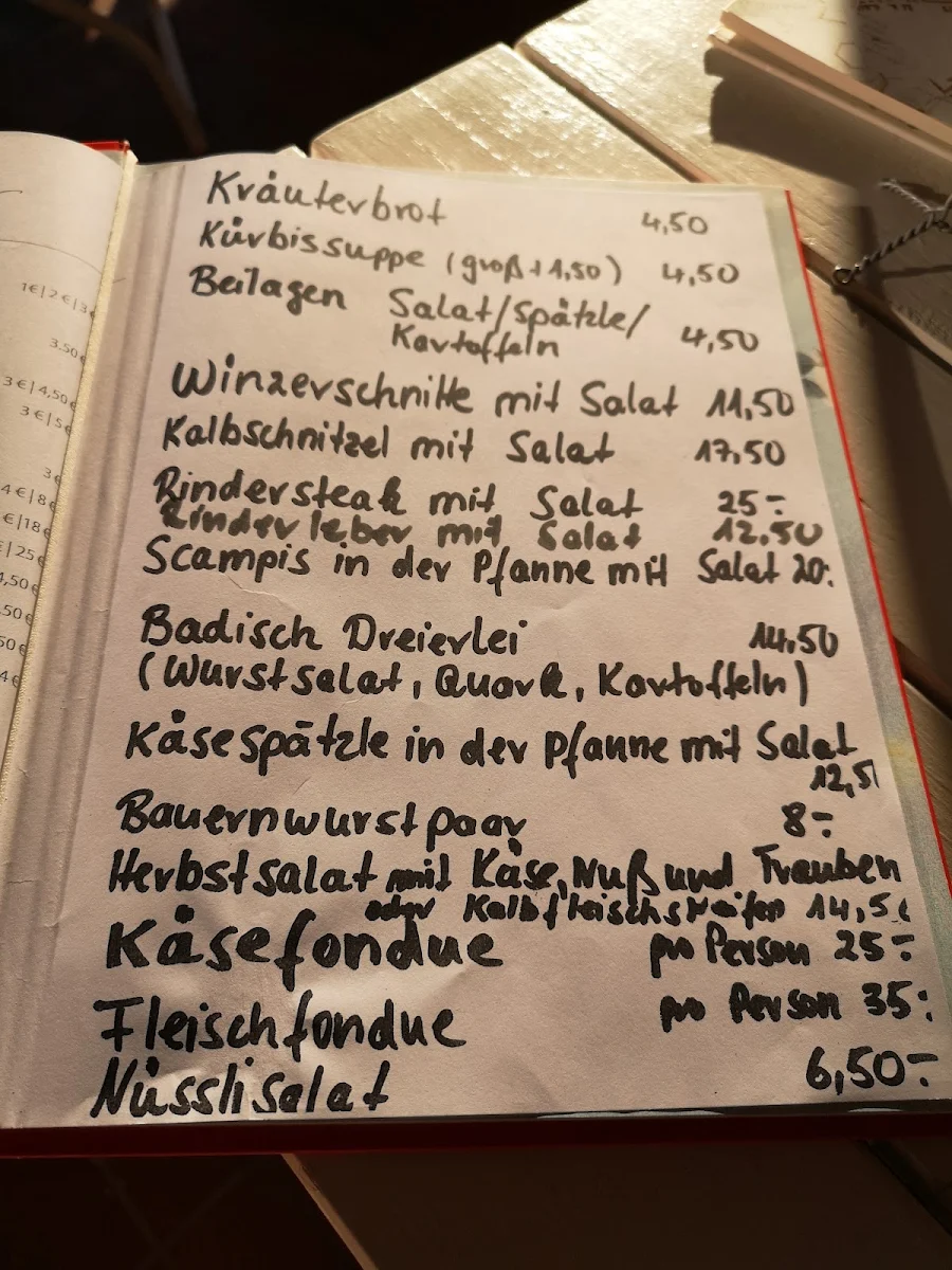 Speisekarte photo 5