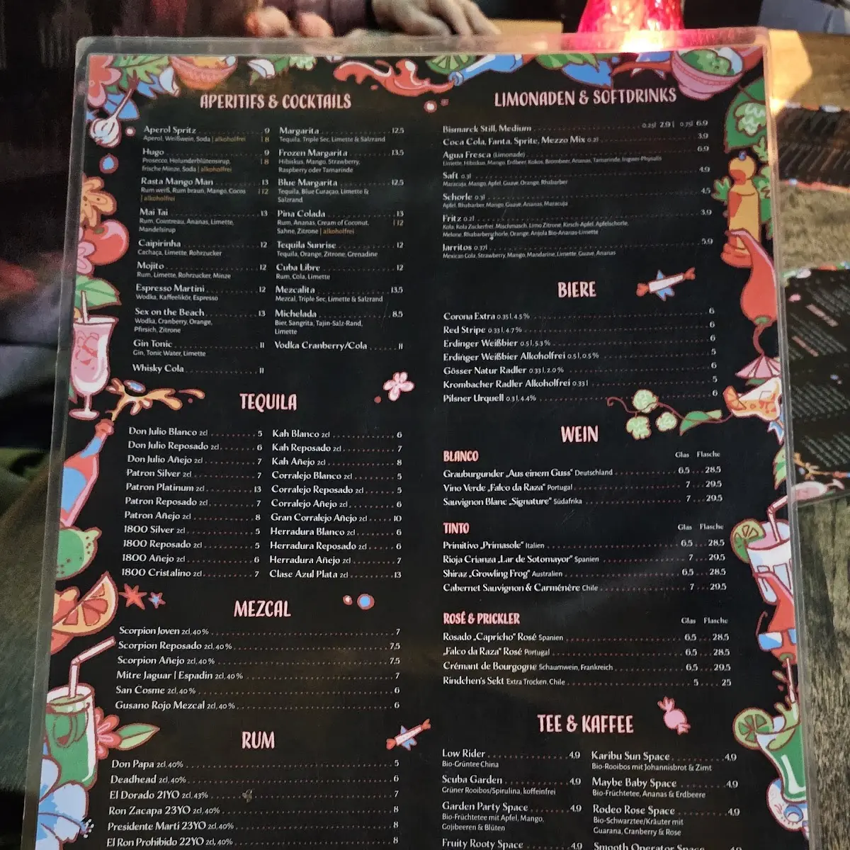 Speisekarte, BABORRITO - LOST IN MÉXICO (2)