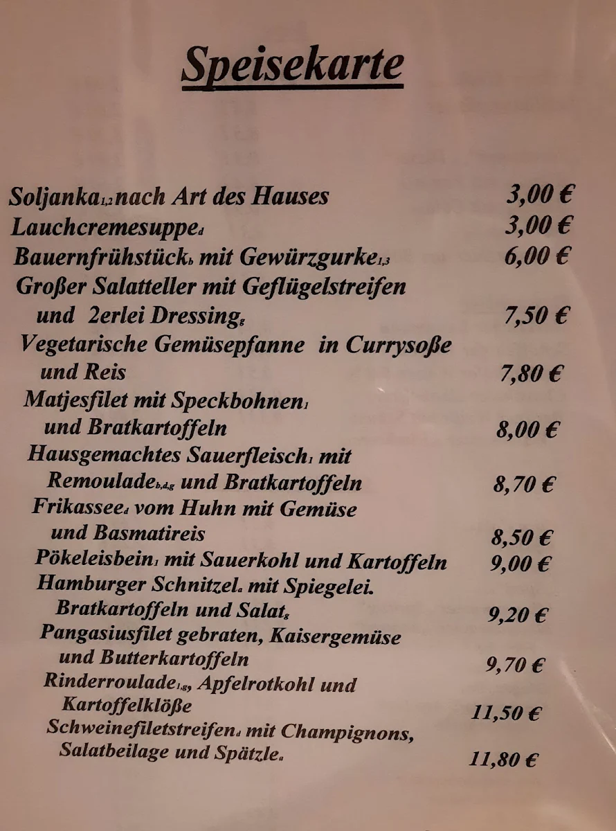 Speisekarte photo 3