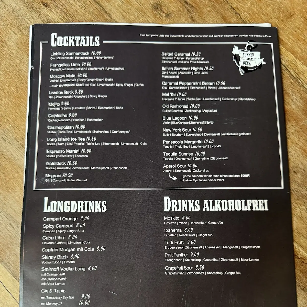 Speisekarte photo 1