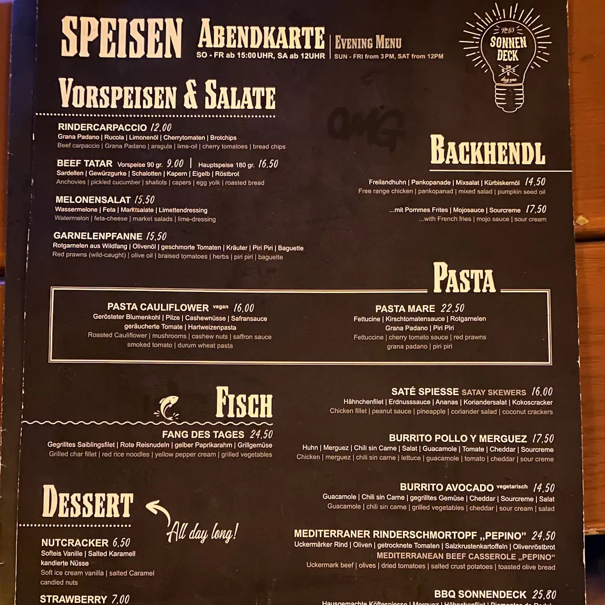 Speisekarte photo 3